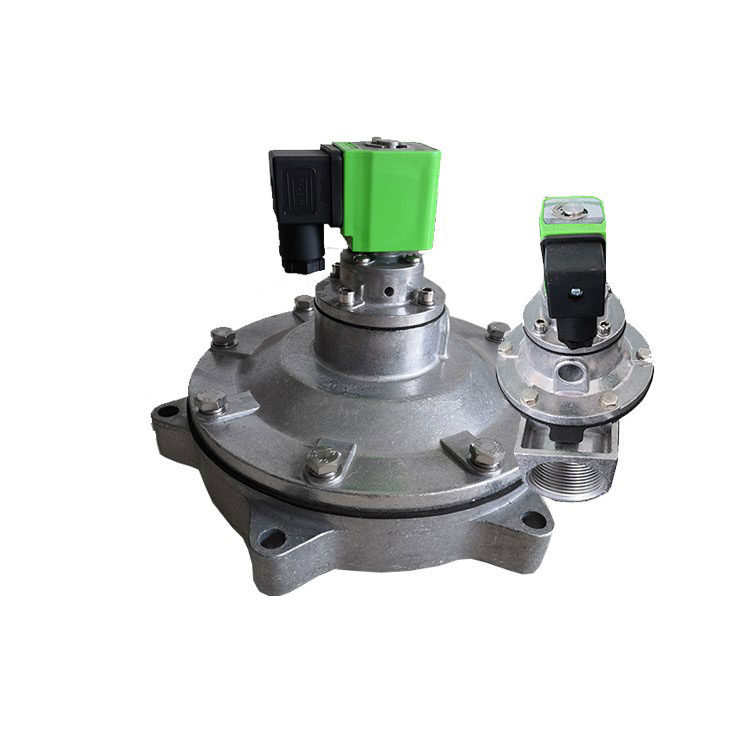 Valvola di impulsi elettromagnetica ad angolo destro